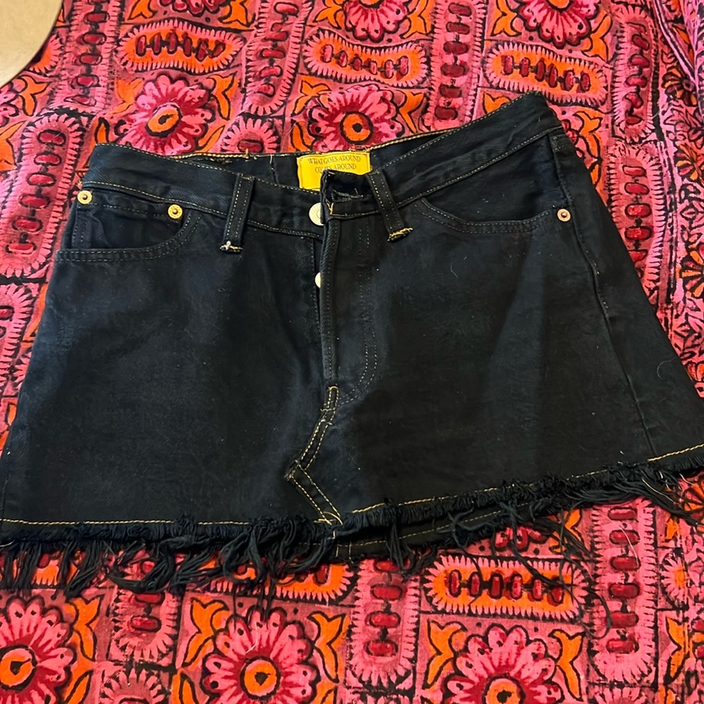 Levi’s micro mini denim